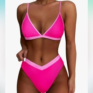Vibrant Pink Bikini Set